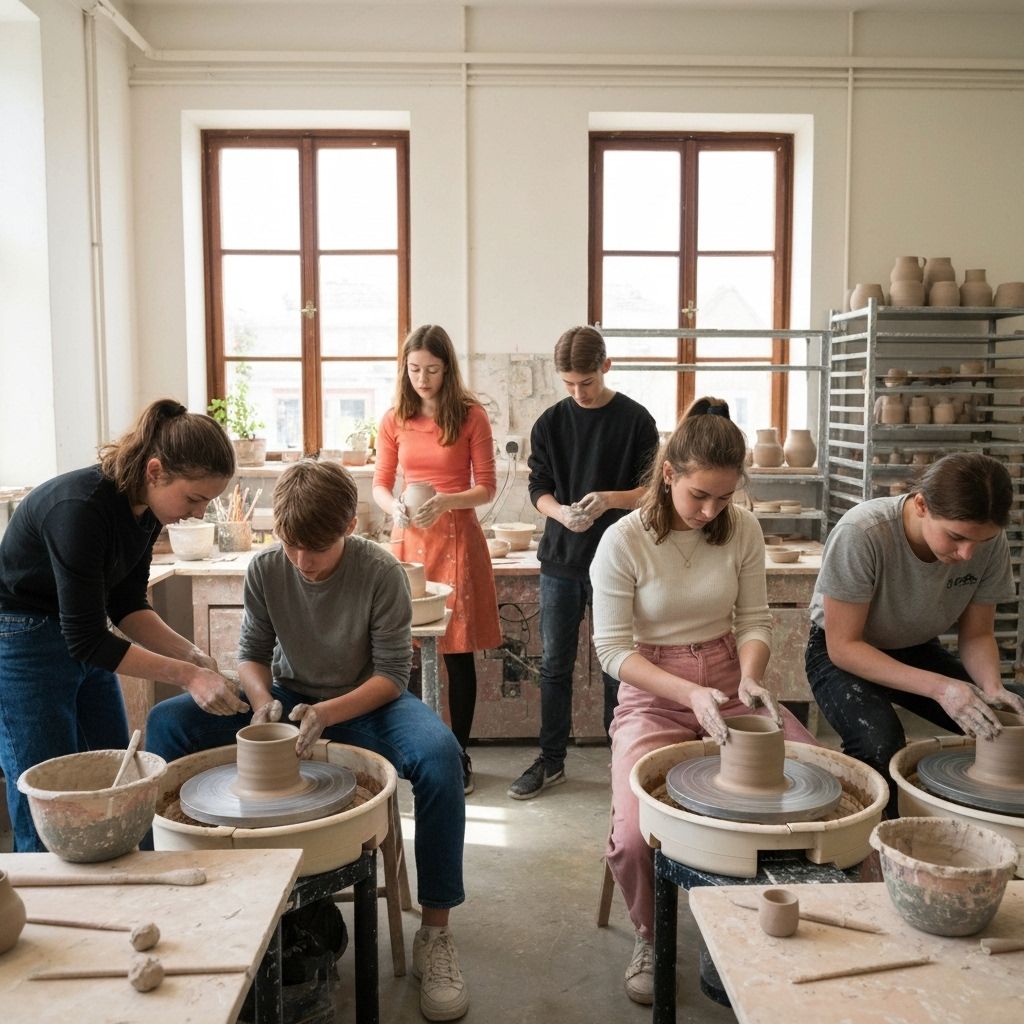 Atelier découverte de la poterie – 12 à 17 ans